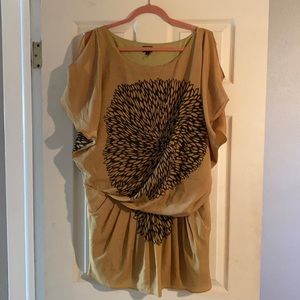 VERY J mustard mini dress